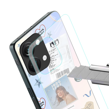 taylor mix back phone cover | glass case for oneplus nord 3