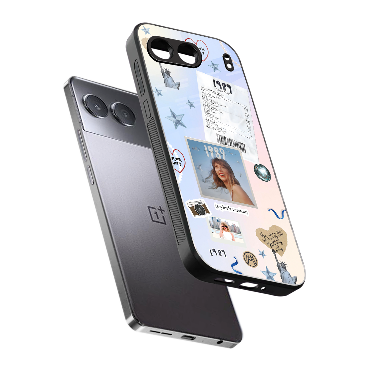 taylor mix back phone cover | glass case for oneplus nord 4