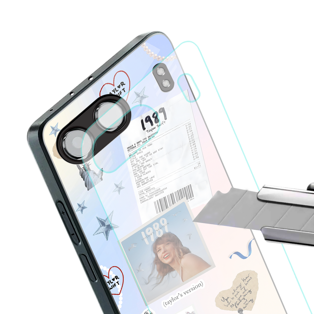 taylor mix back phone cover | glass case for oneplus nord 4