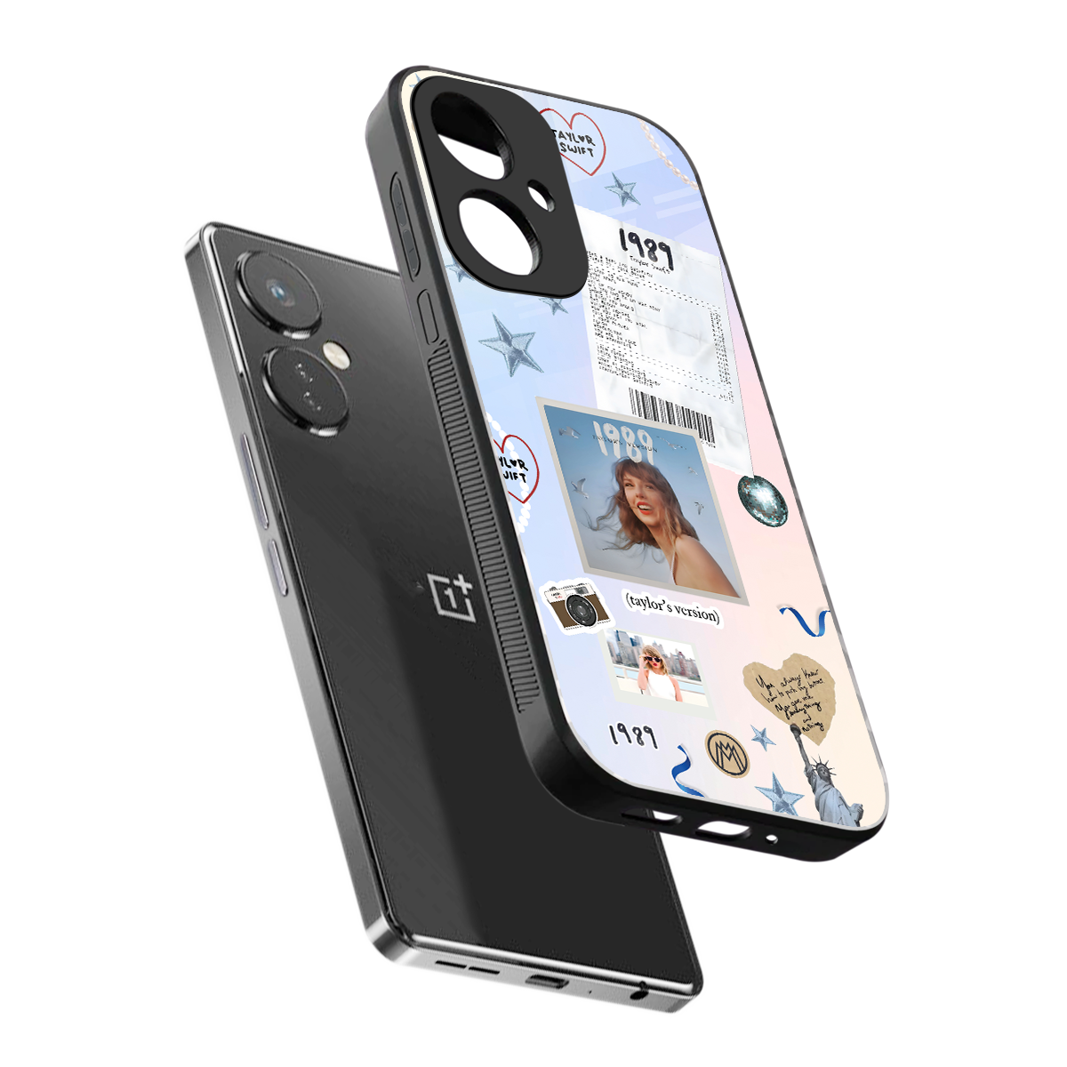 taylor mix back phone cover | glass case for oneplus nord ce 3