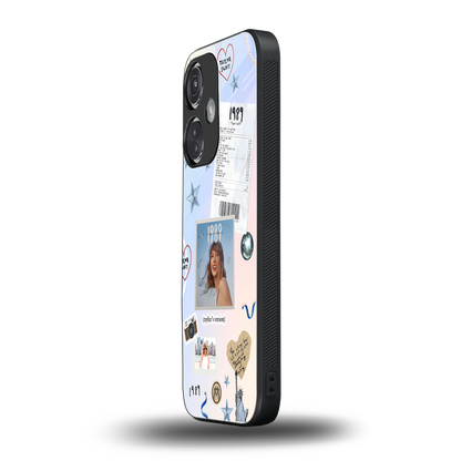taylor mix back phone cover | glass case for oneplus nord ce 3