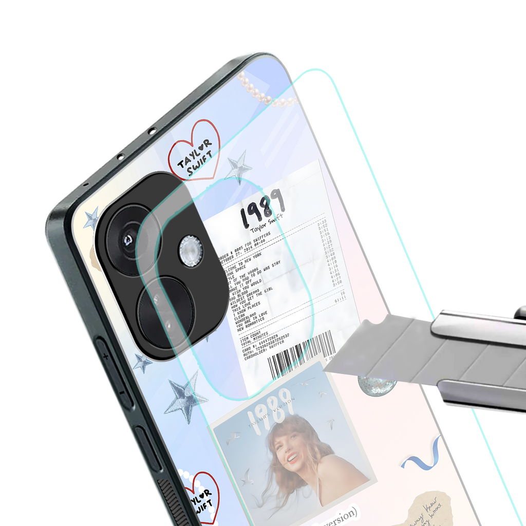 taylor mix back phone cover | glass case for oneplus nord ce 3