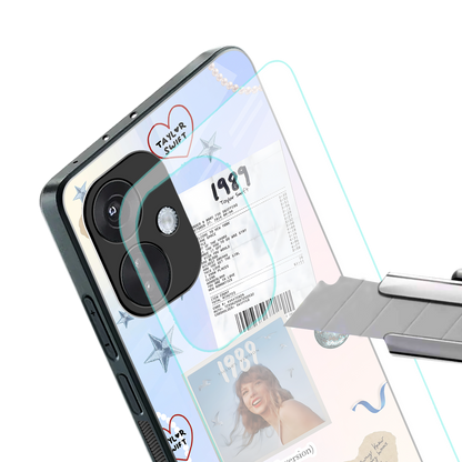 taylor mix back phone cover | glass case for oneplus nord ce 3