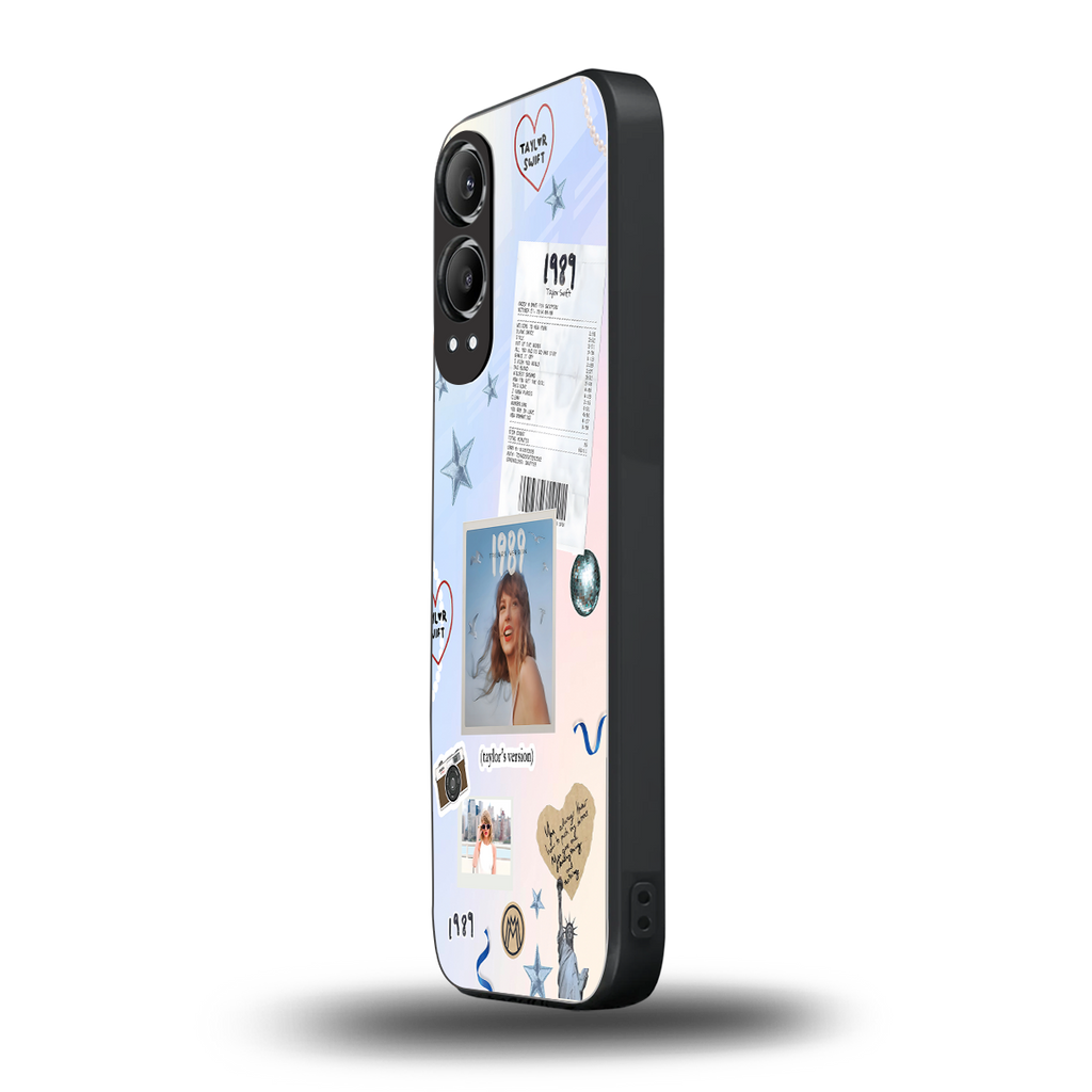 taylor mix back phone cover | glass case for oneplus nord ce 4 lite
