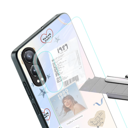 taylor mix back phone cover | glass case for oneplus nord ce 4 lite