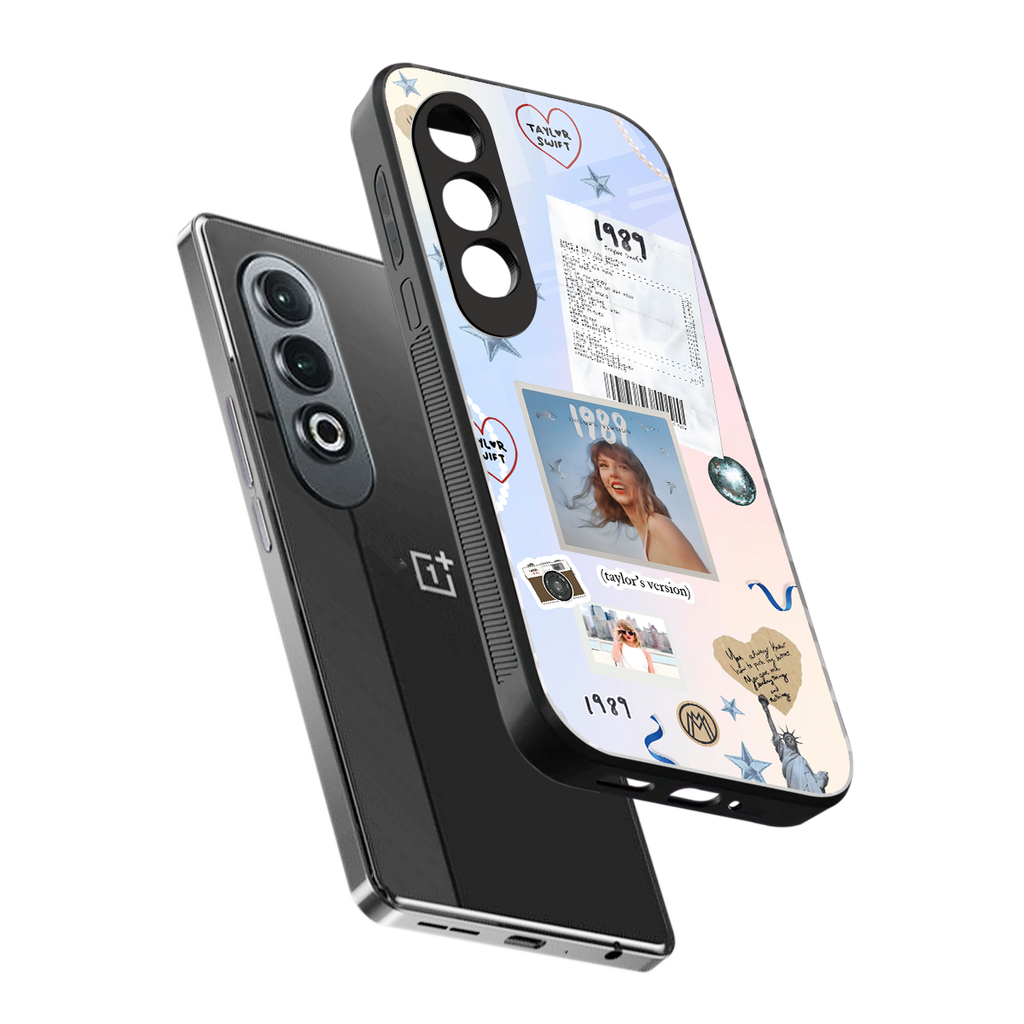 taylor mix back phone cover | glass case for oneplus nord ce 4