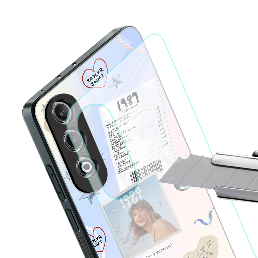 taylor mix back phone cover | glass case for oneplus nord ce 4