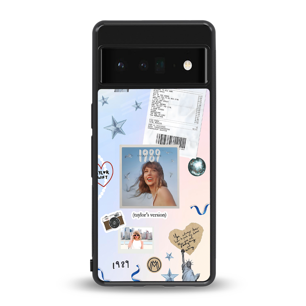 taylor mix back phone cover | glass case for google pixel 6 pro