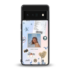 taylor mix back phone cover | glass case for google pixel 6 pro