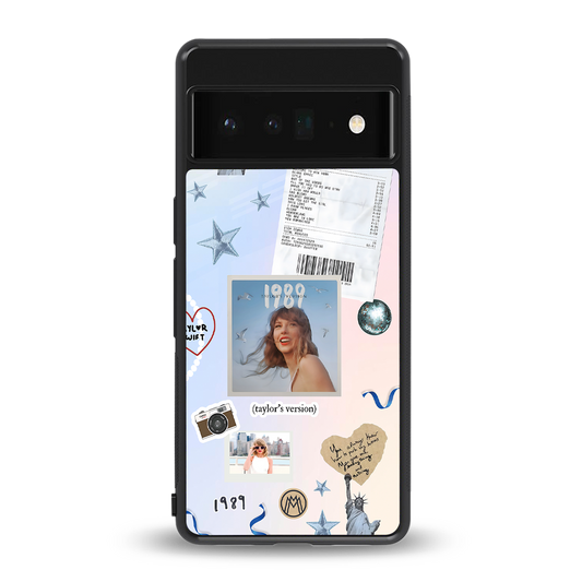 taylor mix back phone cover | glass case for google pixel 6 pro