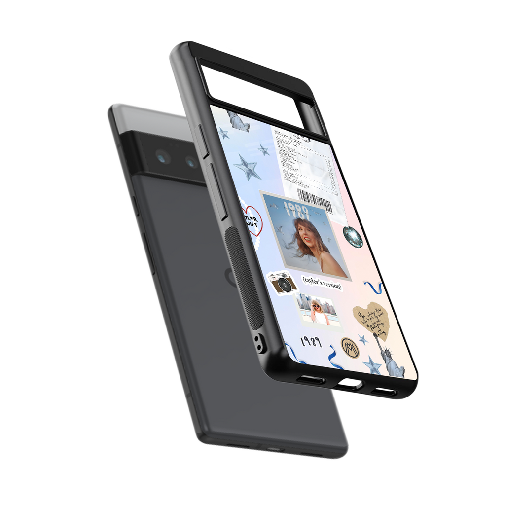 taylor mix back phone cover | glass case for google pixel 6 pro
