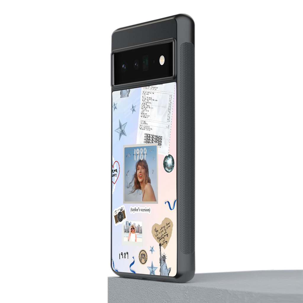 taylor mix back phone cover | glass case for google pixel 6 pro