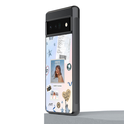 taylor mix back phone cover | glass case for google pixel 6 pro