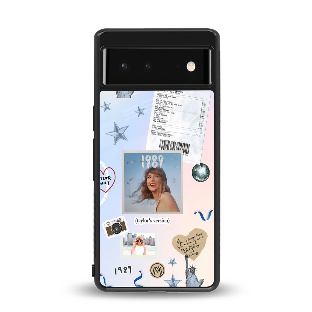 taylor mix back phone cover | glass case for Google Pixel 6A