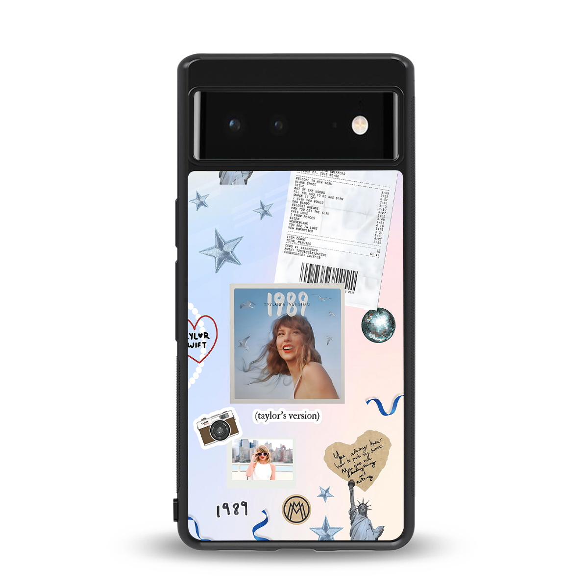 taylor mix back phone cover | glass case for Google Pixel 6A