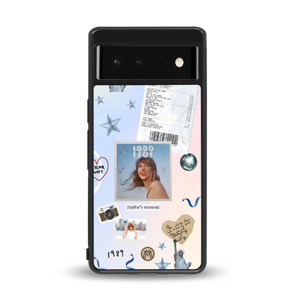 taylor mix back phone cover | glass case for Google Pixel 6A