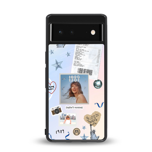 taylor mix back phone cover | glass case for Google Pixel 6A