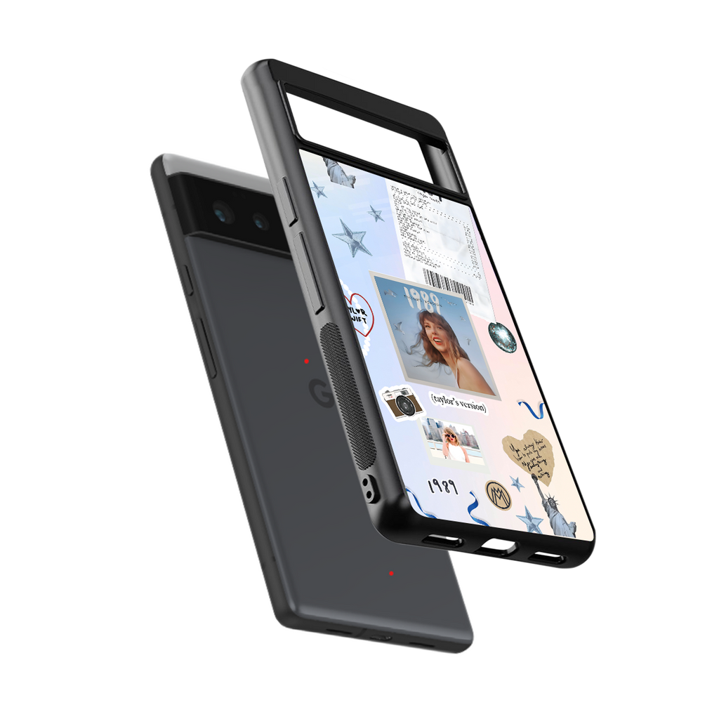 taylor mix back phone cover | glass case for Google Pixel 6A