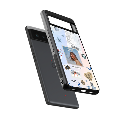 taylor mix back phone cover | glass case for Google Pixel 6A