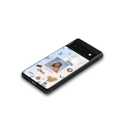 taylor mix back phone cover | glass case for Google Pixel 6A