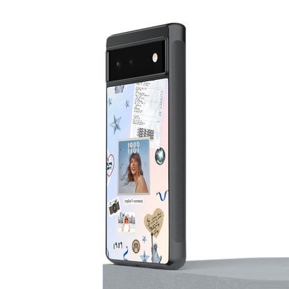 taylor mix back phone cover | glass case for Google Pixel 6A