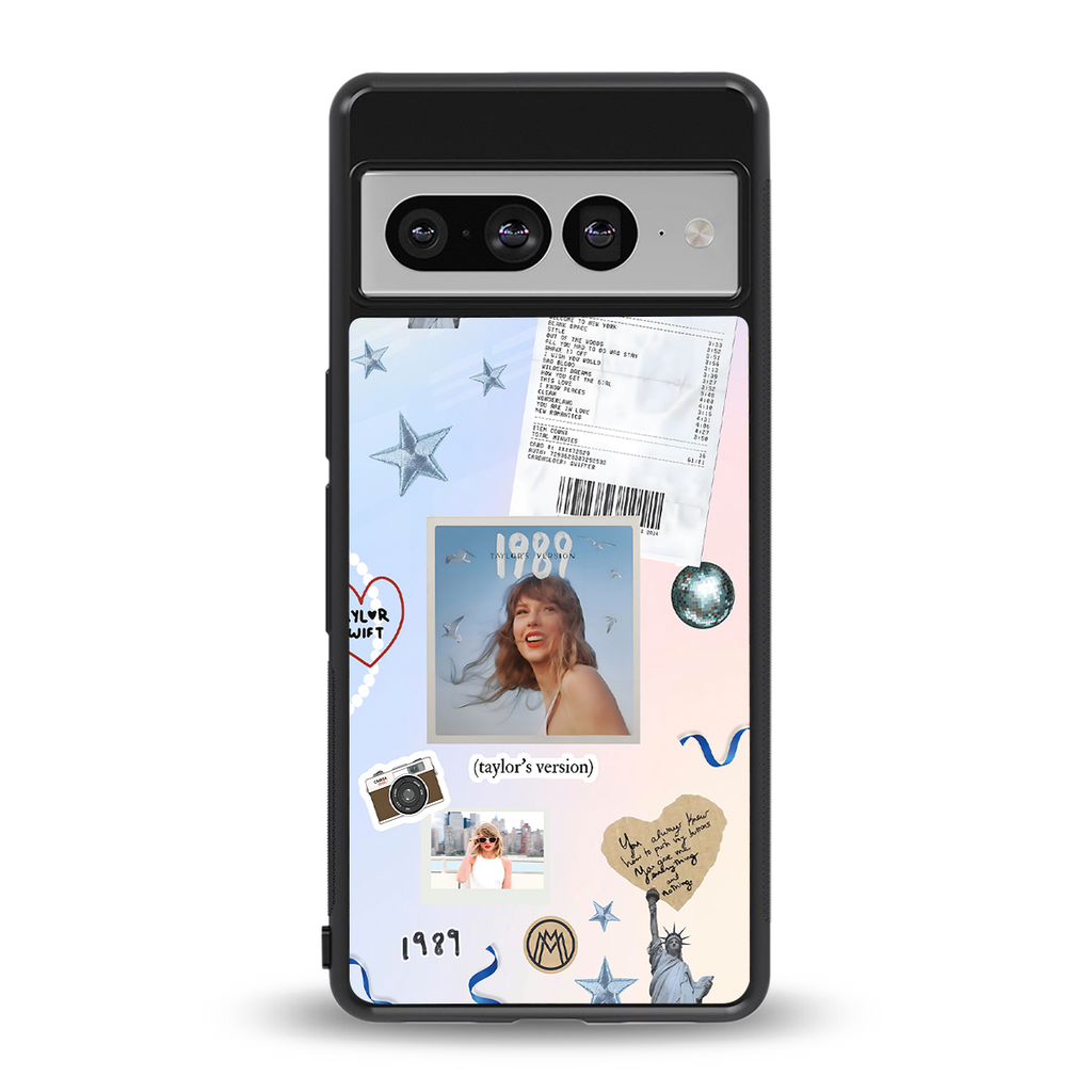 taylor mix back phone cover | glass case for google pixel 7 pro