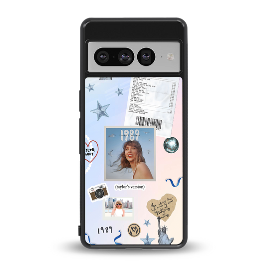 taylor mix back phone cover | glass case for google pixel 7 pro