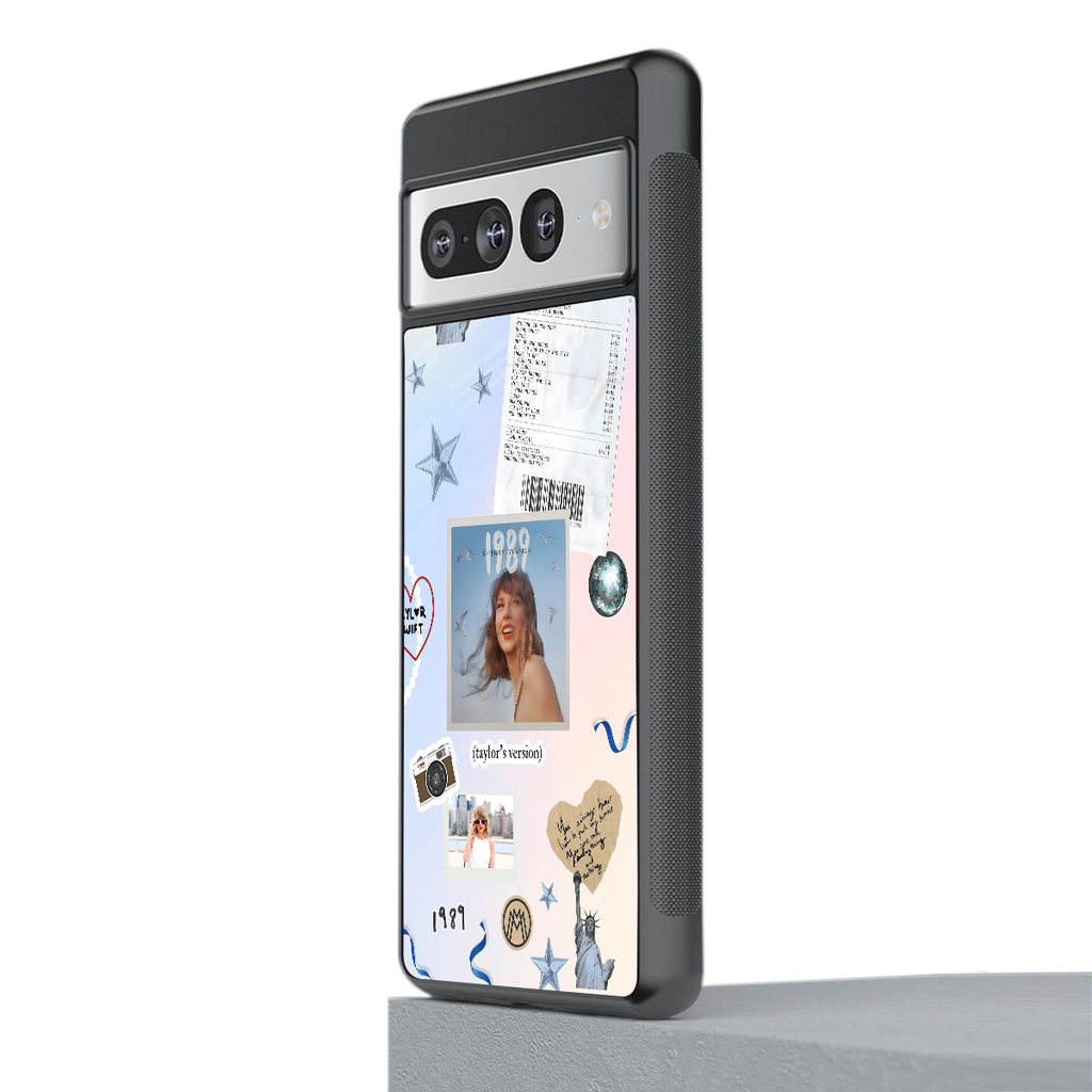 taylor mix back phone cover | glass case for google pixel 7 pro
