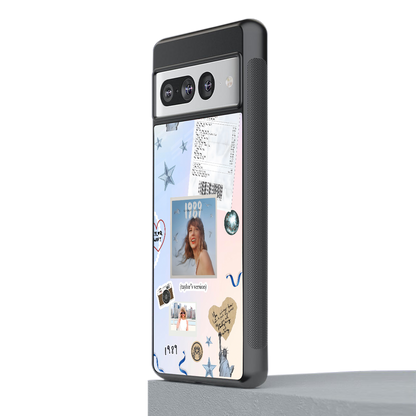 taylor mix back phone cover | glass case for google pixel 7 pro