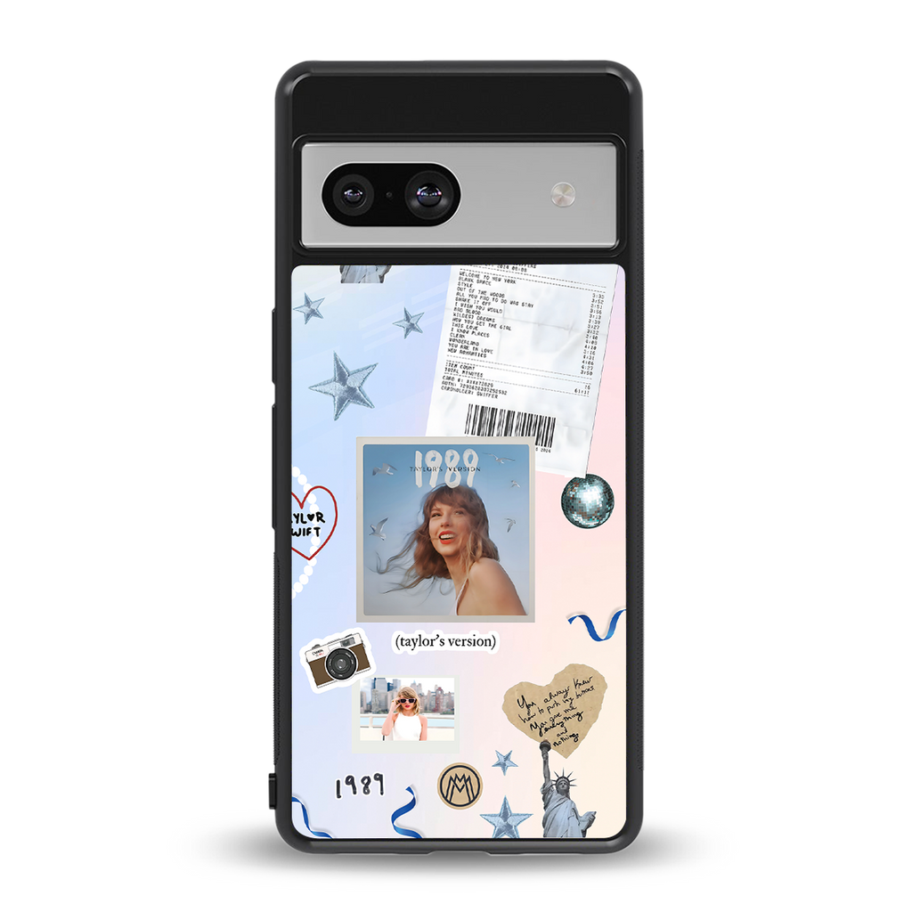 taylor mix back phone cover | glass case for Google Pixel 7A