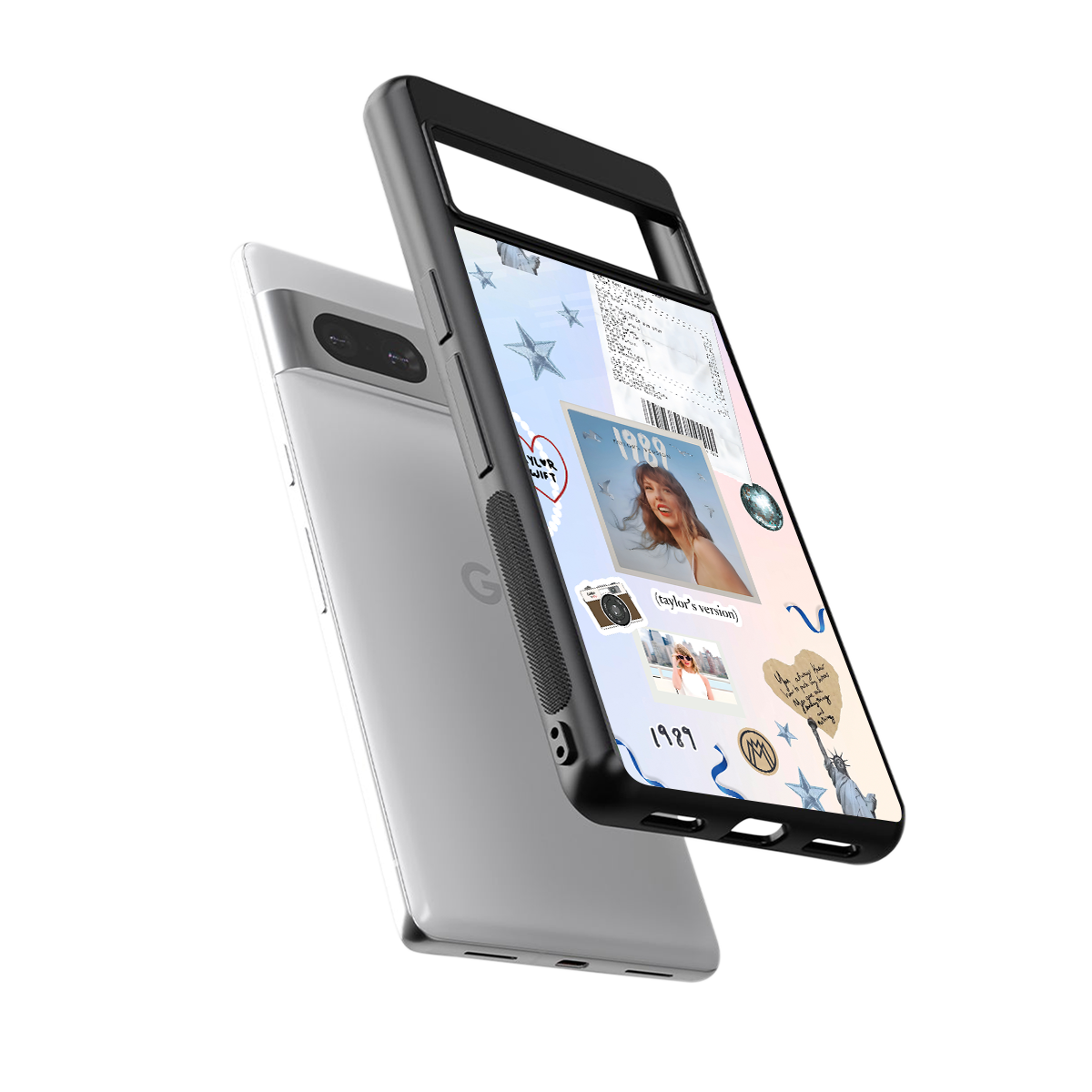 taylor mix back phone cover | glass case for Google Pixel 7A