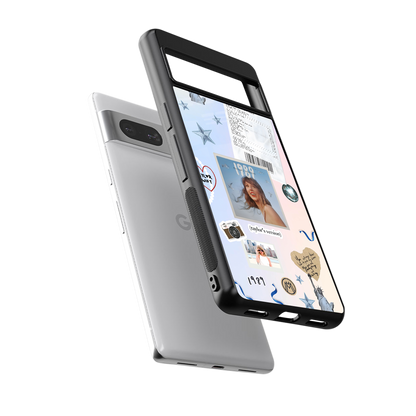 taylor mix back phone cover | glass case for Google Pixel 7A