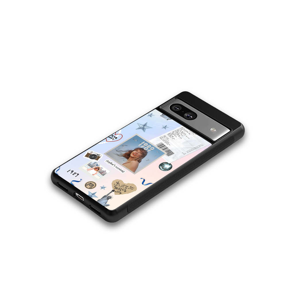taylor mix back phone cover | glass case for Google Pixel 7A