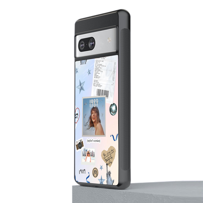 taylor mix back phone cover | glass case for Google Pixel 7A