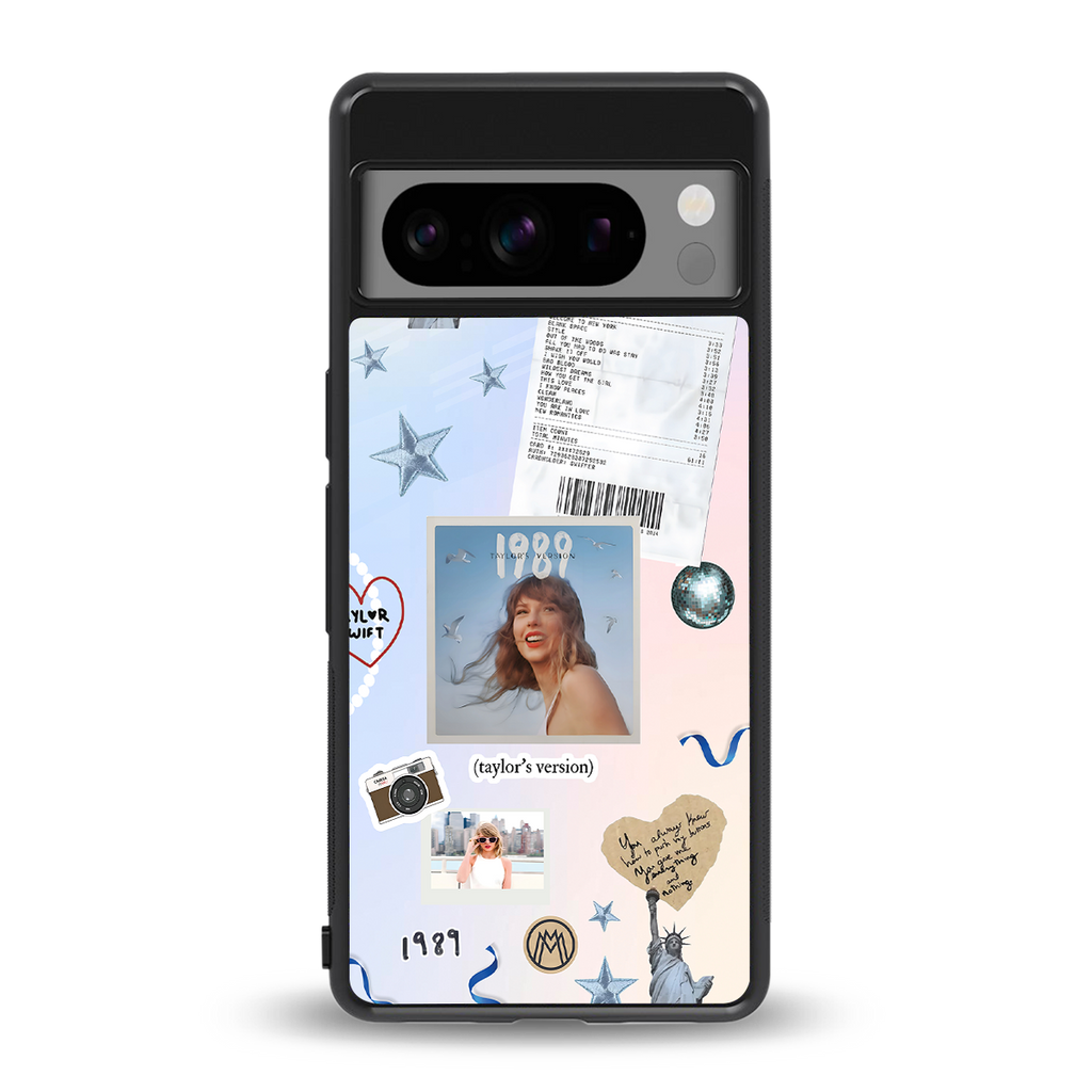 taylor mix back phone cover | glass case for google pixel 8 pro