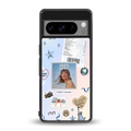 taylor mix back phone cover | glass case for google pixel 8 pro