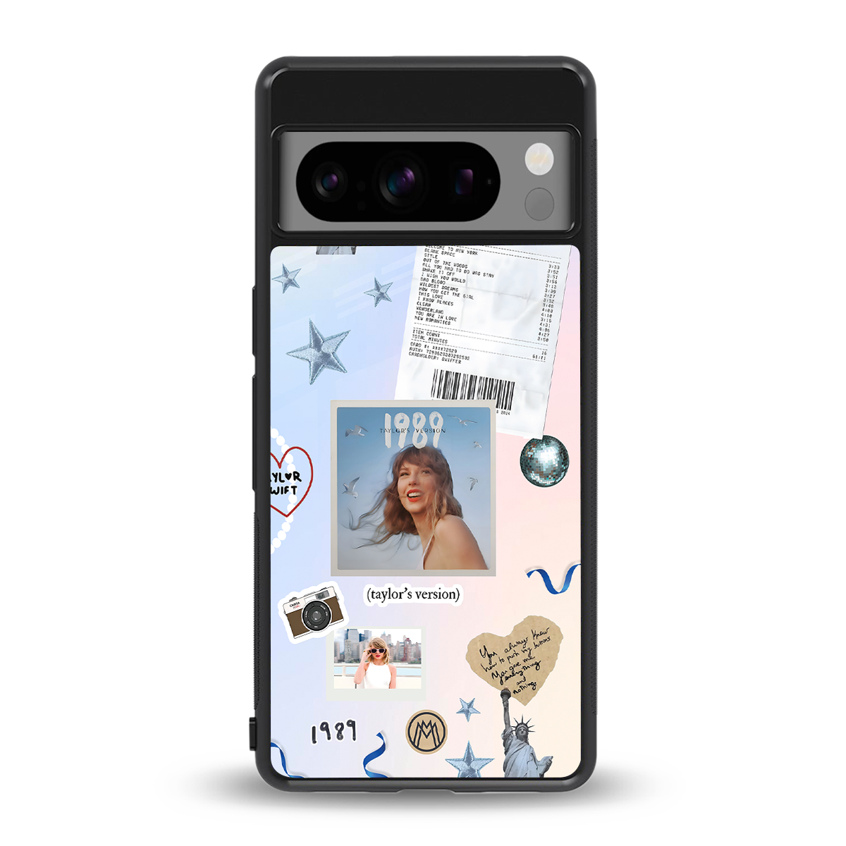 taylor mix back phone cover | glass case for google pixel 8 pro