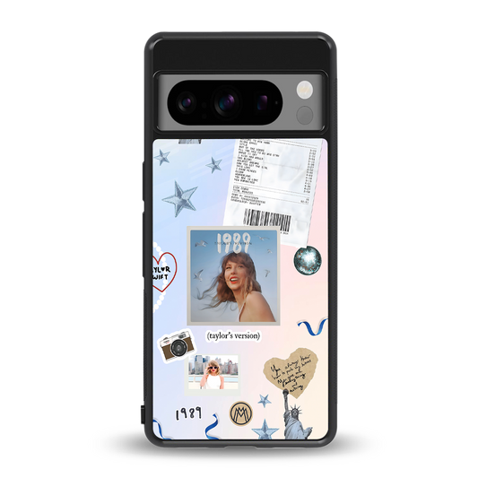 taylor mix back phone cover | glass case for google pixel 8 pro
