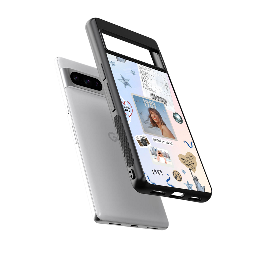 taylor mix back phone cover | glass case for google pixel 8 pro