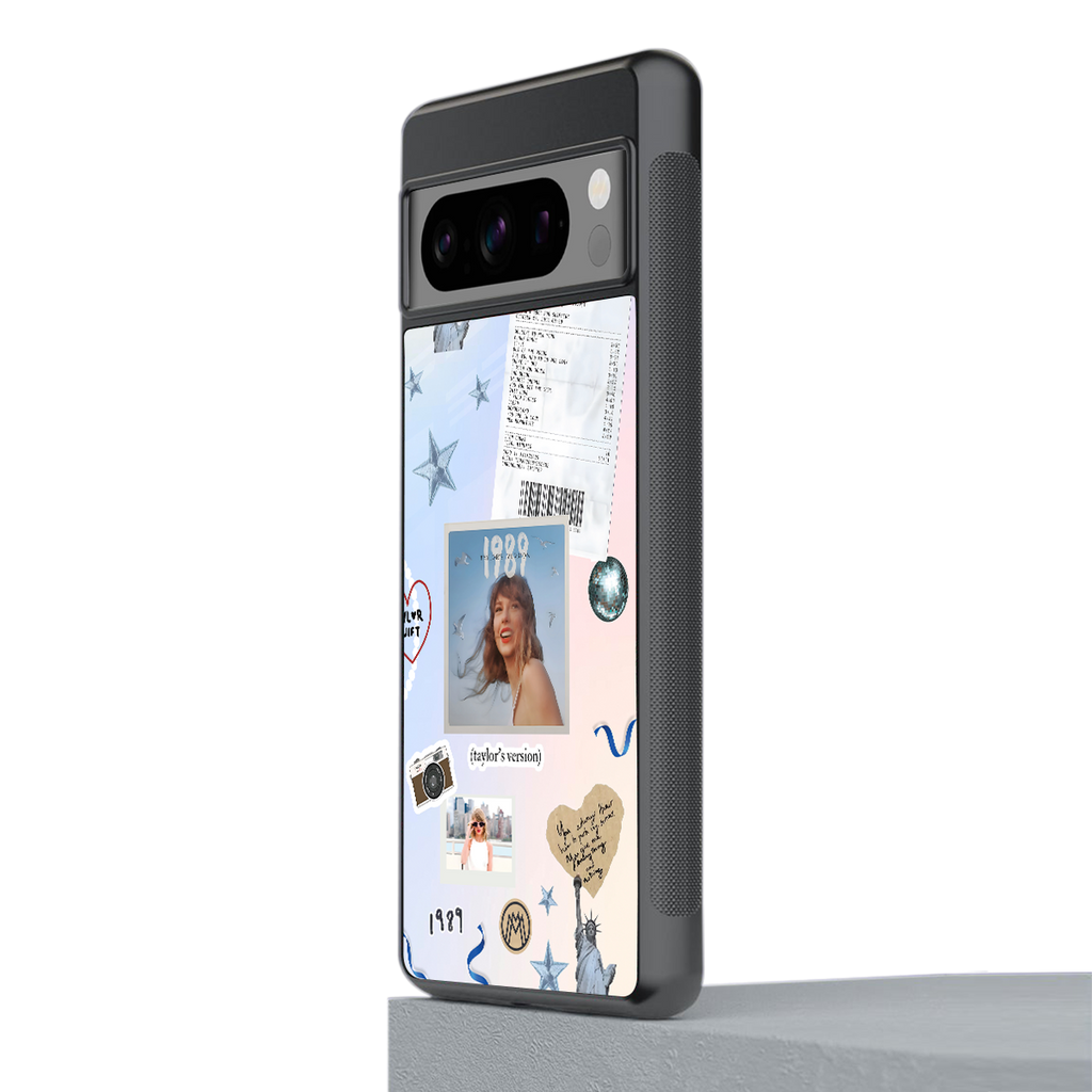taylor mix back phone cover | glass case for google pixel 8 pro