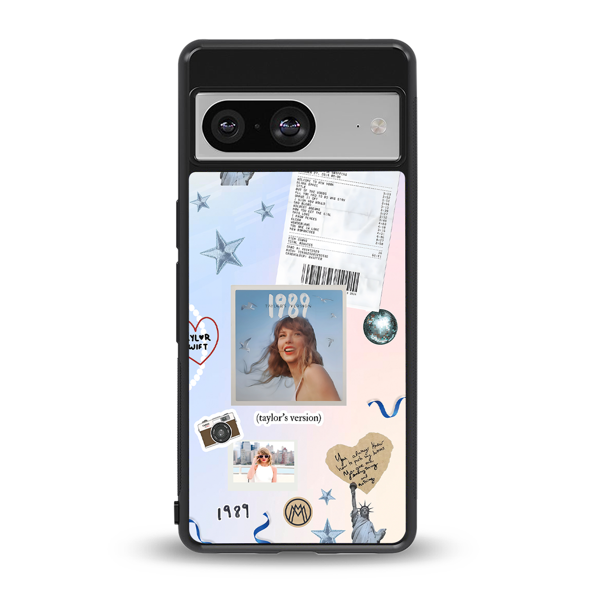 taylor mix back phone cover | glass case for Google Pixel 8