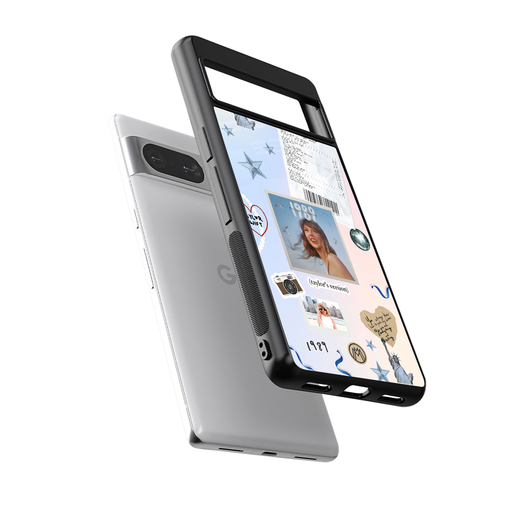 taylor mix back phone cover | glass case for Google Pixel 8