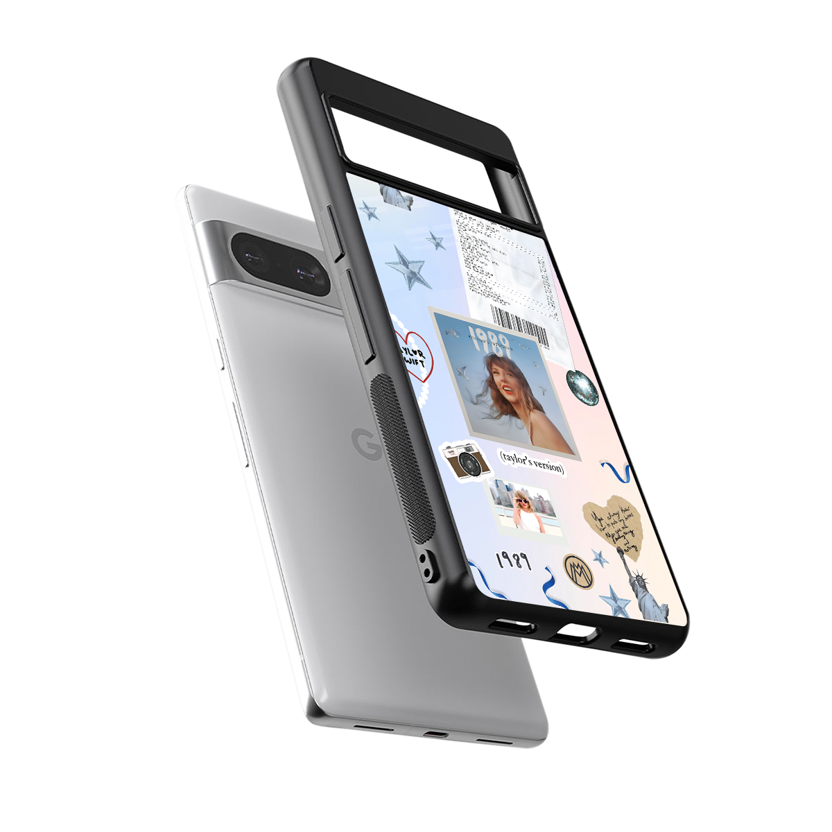 taylor mix back phone cover | glass case for Google Pixel 8