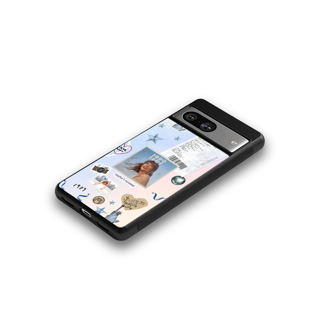 taylor mix back phone cover | glass case for Google Pixel 8