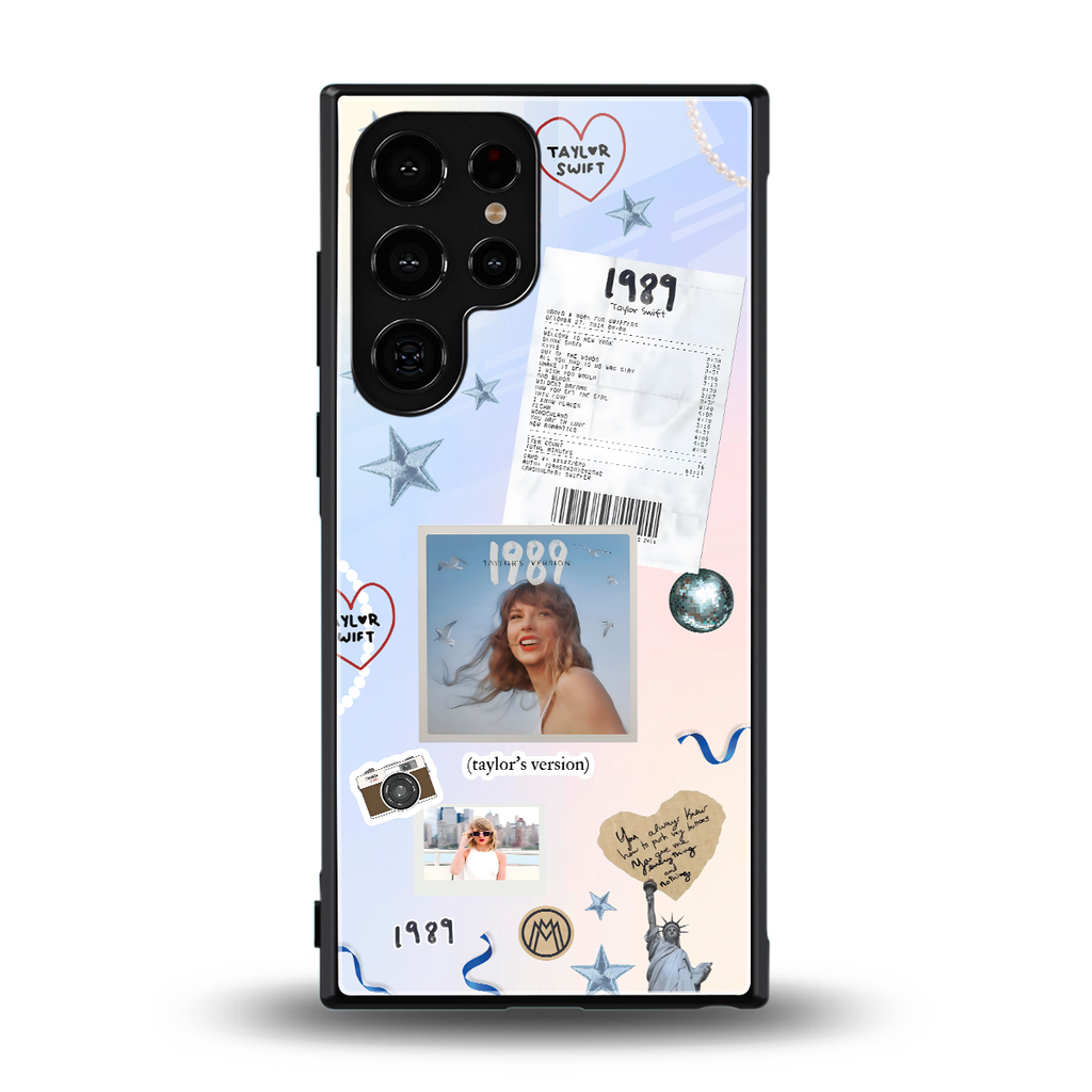 taylor mix back phone cover | glass case for samsung galaxy s23 ultra