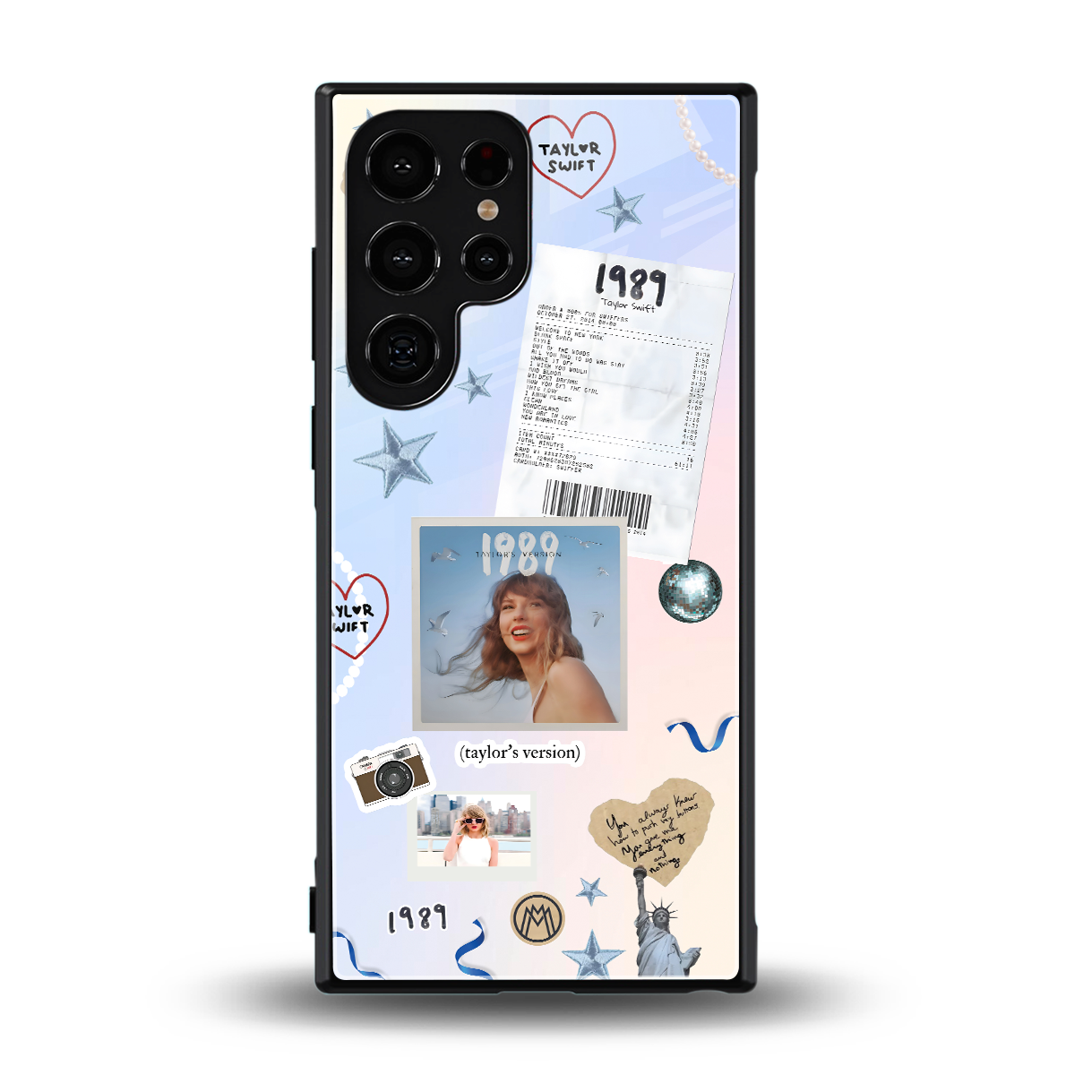 taylor mix back phone cover | glass case for samsung galaxy s23 ultra