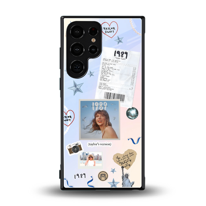 taylor mix back phone cover | glass case for samsung galaxy s23 ultra