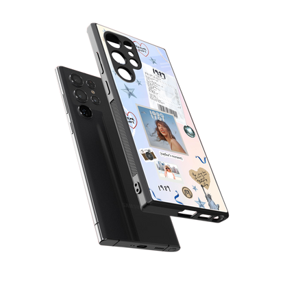 taylor mix back phone cover | glass case for samsung galaxy s23 ultra