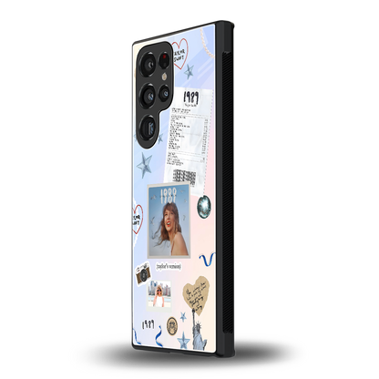 taylor mix back phone cover | glass case for samsung galaxy s23 ultra