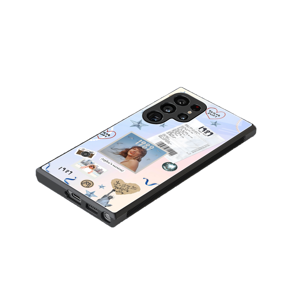 taylor mix back phone cover | glass case for samsung galaxy s23 ultra